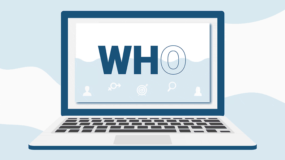 The Gif for WHO part in WH Family Strategy in Digital Marketing